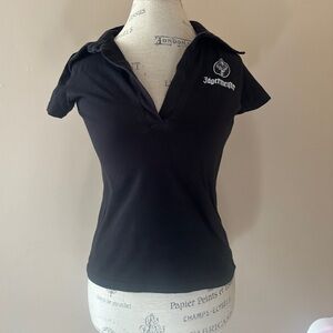 Jagermeister Women's Black V-Neck Tee